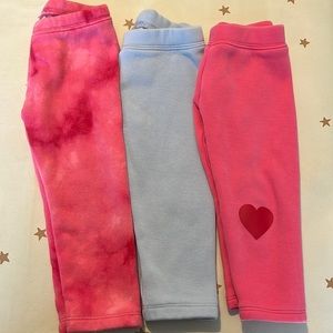 Set of Gap Toddler Girl Winter thick leggings